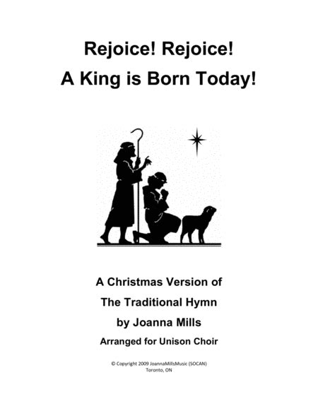 Rejoice! Rejoice! A King Is Born Today! (The Sheep's Carol)